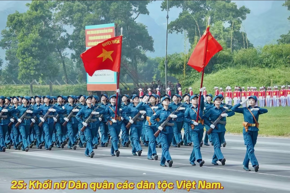 Khối nữ Dân quân các dân tộc Việt Nam